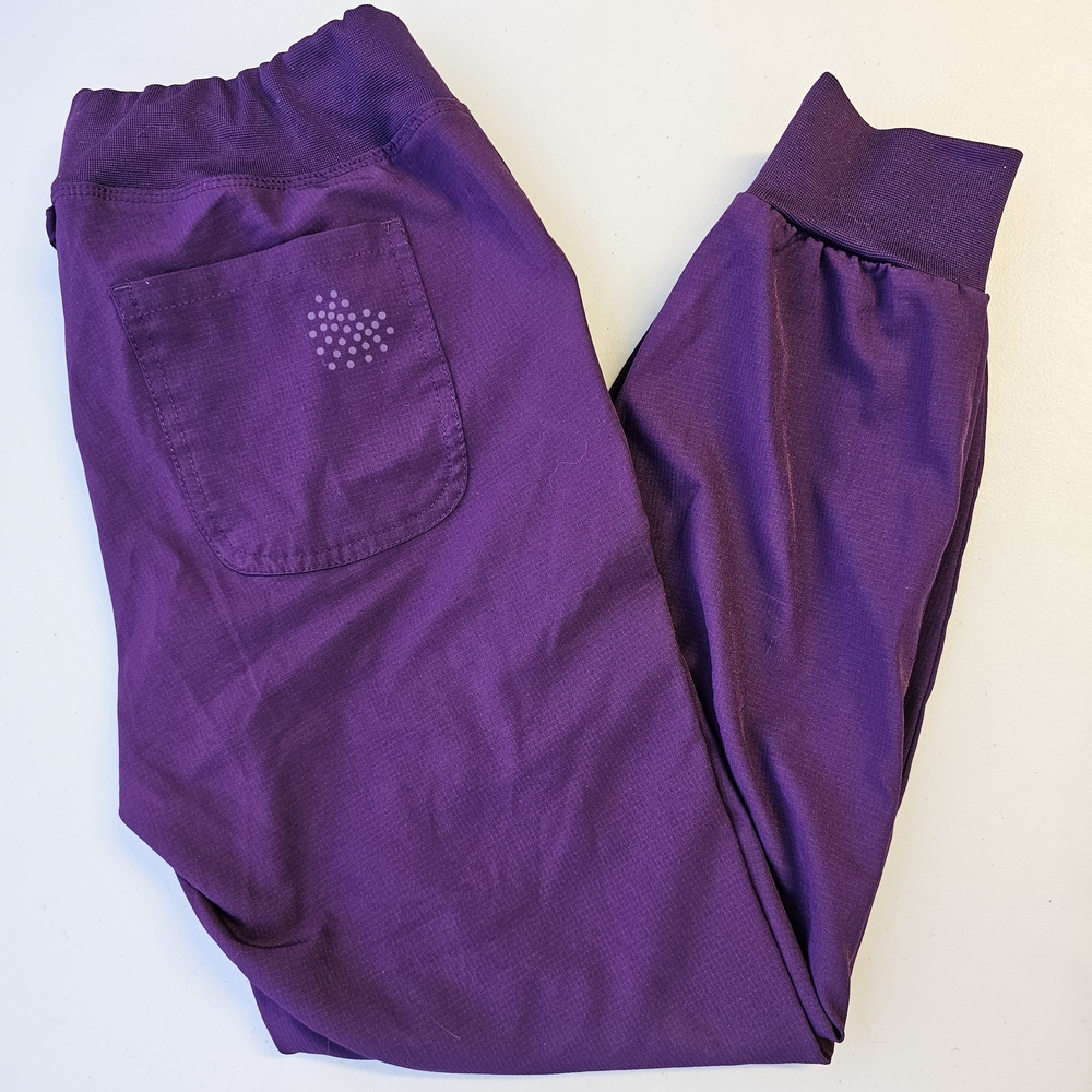 Purple Women's HeartSoul Scrub Jogger Pants